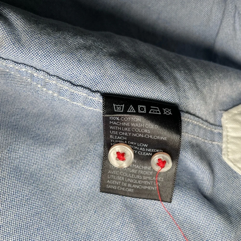 Men’s Whale Buttondown - Picture 3 of 3